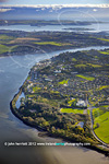 Passagewest winter view and Cork Harbour