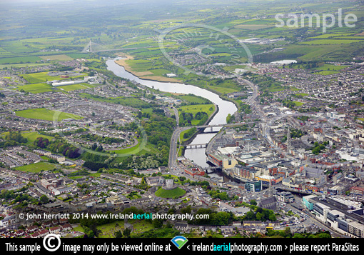Drogheda Co Louth and River Boyne
