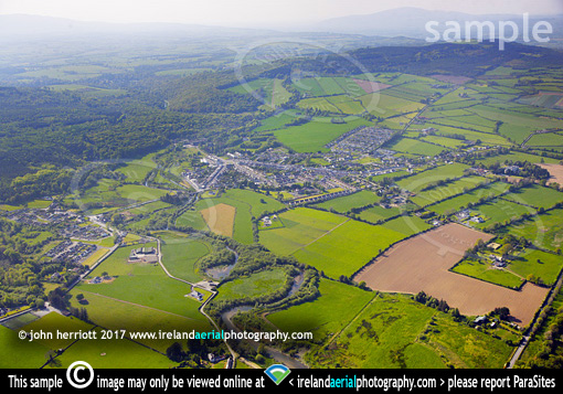Portlaw aerial photo Co Waterford