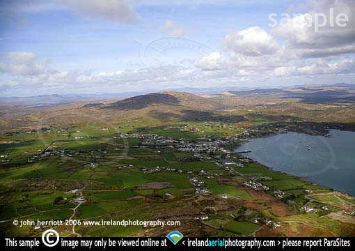 Schull, West Cork aerial Colla Road