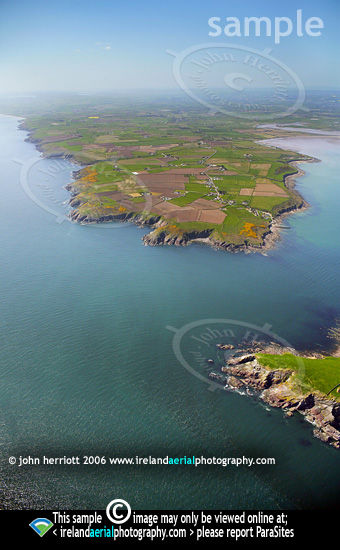 Aerial photo of Capel Island and Knockadoon Head