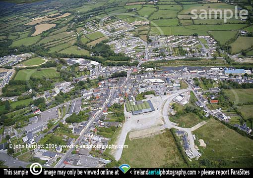 Above Kanturk in North Cork aerial view