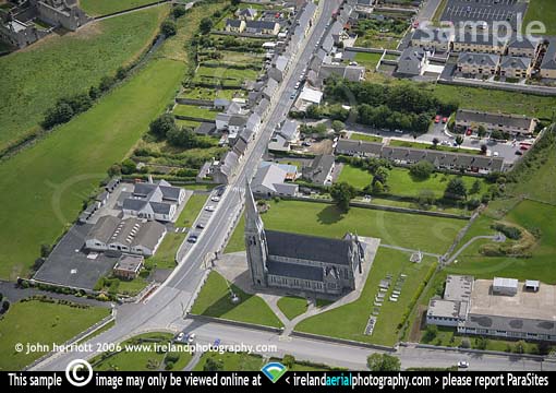 Saints Peter and Paul Church; Aerial photo