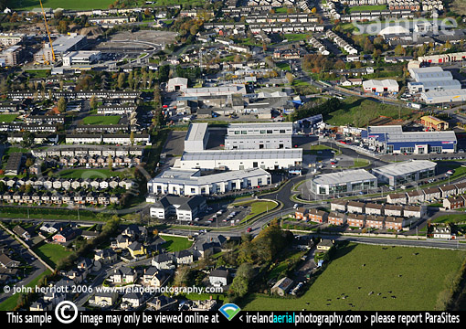Aerial of Westside Business Park in Ballincollig