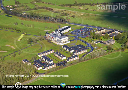 Aerial view of Ramada Hotel and Suites, Ballykisteen