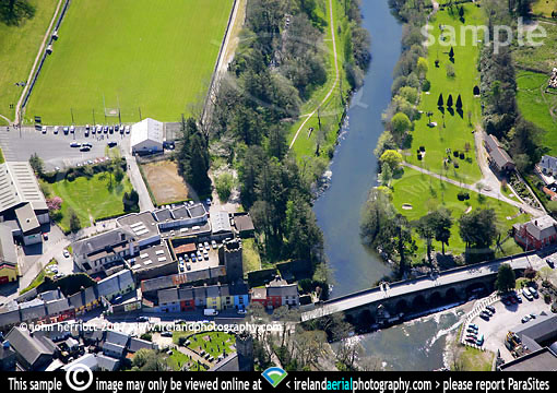 River Sullane aerial photo