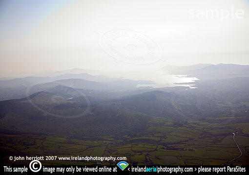 Aerial photo of Dunmanus Bay from Castle Donovan