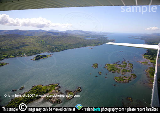 Cessna view of Kenmare Bay