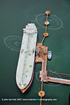 Oil tanker unloading