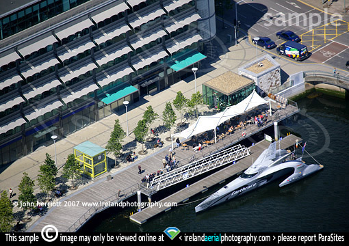 Earthrace Trimaran powerboat in Cork