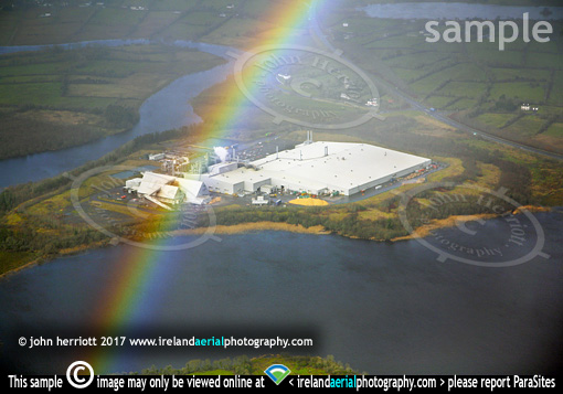 Masonite and aerial rainbow
