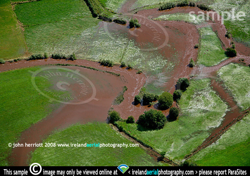 flood detail showing muddy water