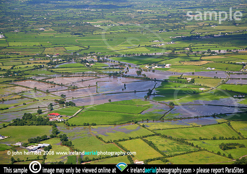 River Deel flooded farmland