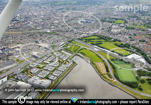 East Point Business Park, Dublin. Aerial
