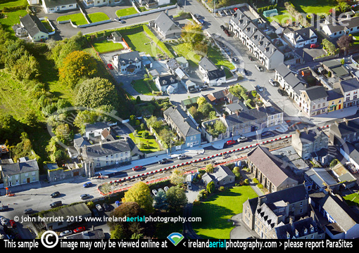 Aerial archaeology dig at Buttevant Main Street